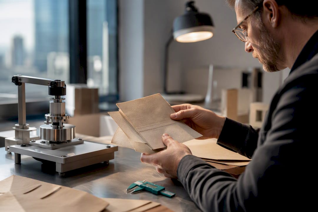 Domestic paper packaging prototype testing